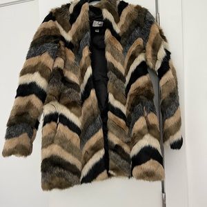 Faux fur jacket